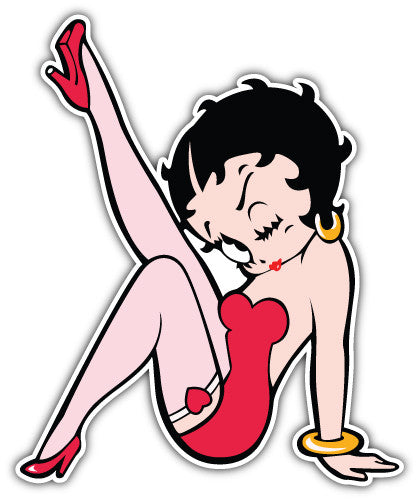 Betty Boop (V4)  - Printed Sticker Decal