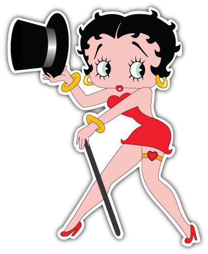 Betty Boop (V7)  - Printed Sticker Decal