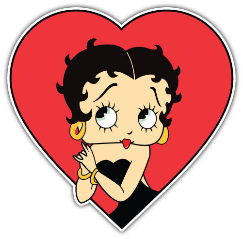 Betty Boop (V9)  - Printed Sticker Decal