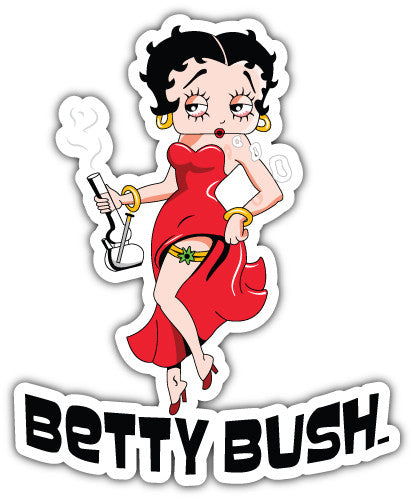 Betty Bush (V1)  - Printed Sticker Decal