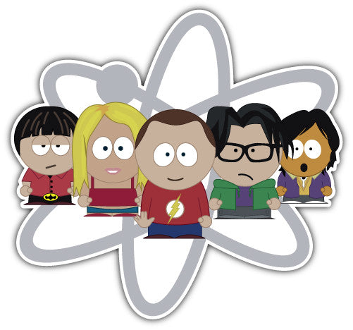 Big Bang Theory Cast (V1)  - Printed Sticker Decal