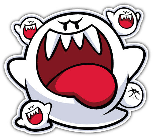 Boo Ghost Gang (V1)  - Printed Sticker Decal