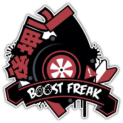 Boost Freak (V1)  - Printed Sticker Decal