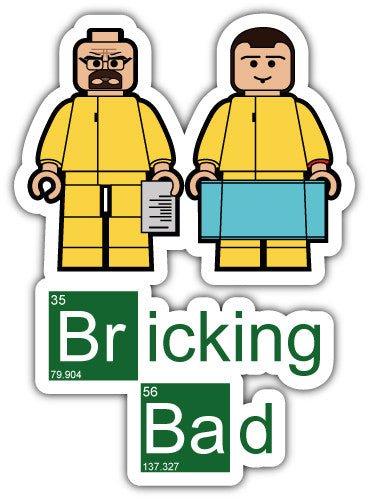 Bricking Bad (V3)  - Printed Sticker Decal