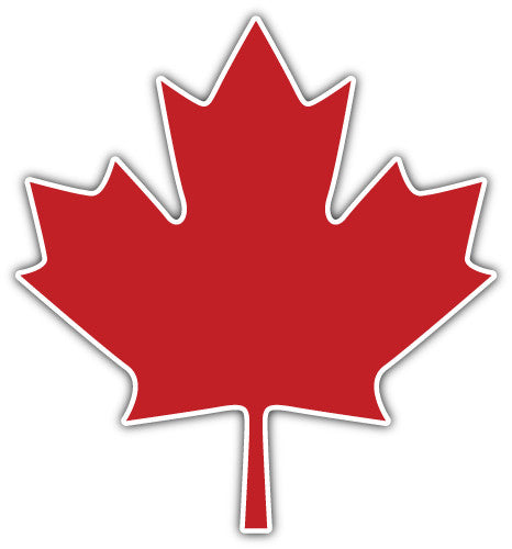 Canada Maple Leaf (V1)  - Printed Sticker Decal