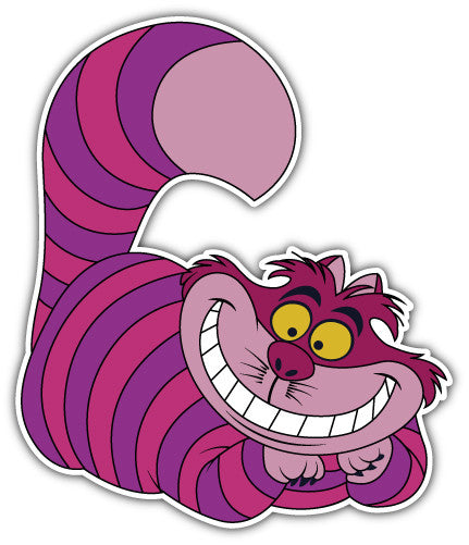 Cheshire Cat (V1)  - Printed Sticker Decal