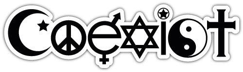 Coexist (V1)  - Printed Sticker Decal