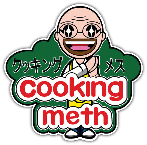 Cooking Meth (V1)  - Printed Sticker Decal