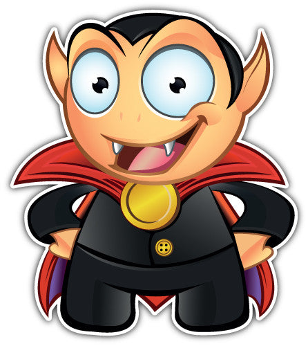 Count Dracula (V1)  - Printed Sticker Decal