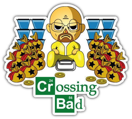 Crossing Bad (V1)  - Printed Sticker Decal