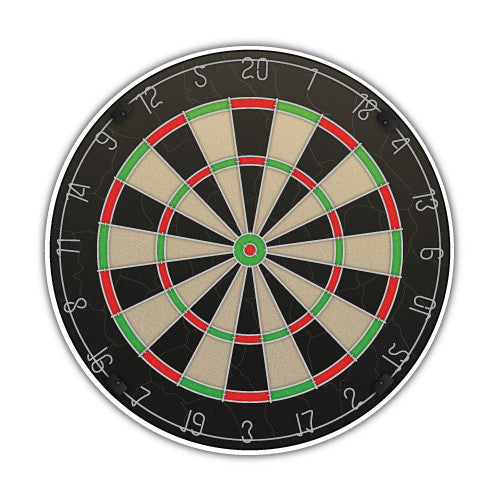 Dart Board (V1)  - Printed Sticker Decal