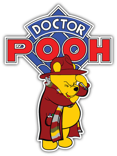 Doctor Pooh (V1)  - Printed Sticker Decal