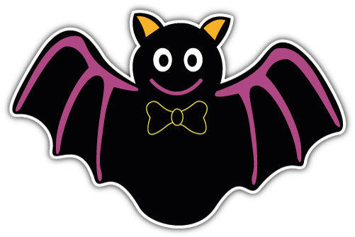 Dracula Bat (V1)  - Printed Sticker Decal