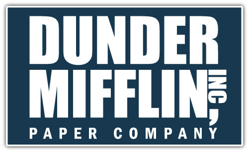 Dunder Mifflin Inc Paper Company (V1)  - Printed Sticker Decal