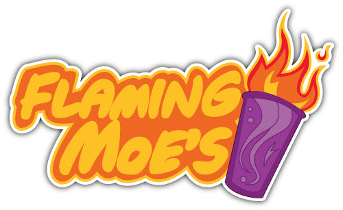 Flaming Moes (V1)  - Printed Sticker Decal