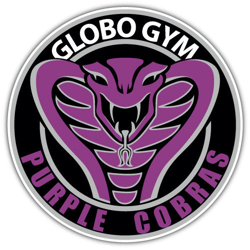 Globo Gym Purple Cobras (V1)  - Printed Sticker Decal