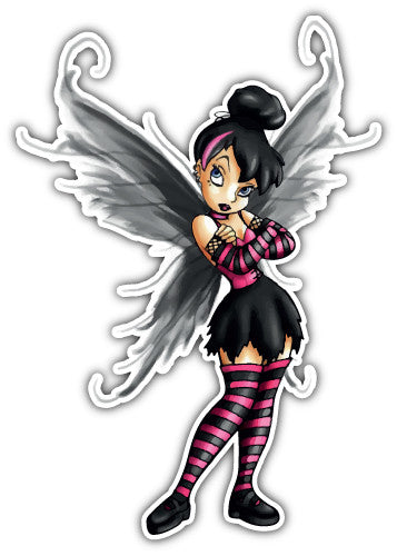 Gothic Tinkerbell (V1)  - Printed Sticker Decal