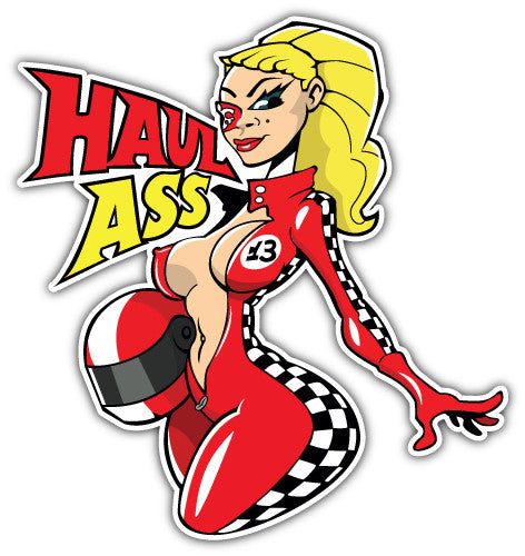 Haul Ass (V1)  - Printed Sticker Decal