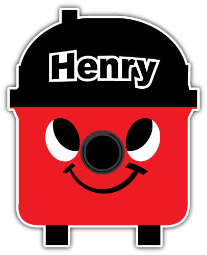 Henry The Hoover (V1)  - Printed Sticker Decal