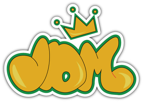 Jdm Bubble Crown (V1)  - Printed Sticker Decal