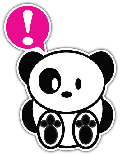 Jdm Panda (V1)  - Printed Sticker Decal