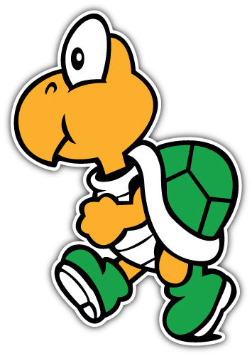 Koopa Troopa (V1)  - Printed Sticker Decal