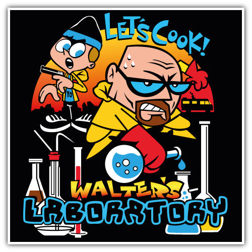 Lets Cook Walters Laboratory (V1)  - Printed Sticker Decal