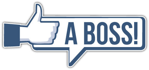 Like A Boss (V1)  - Printed Sticker Decal