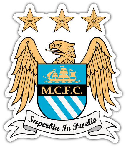 Manchester City Logo (V1)  - Printed Sticker Decal