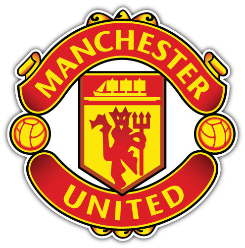 Manchester United Fc Logo (V1)  - Printed Sticker Decal