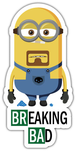 Minion Breaking Bad (V1)  - Printed Sticker Decal