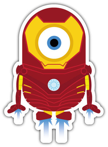 Minion Ironman (V1)  - Printed Sticker Decal