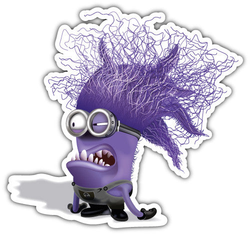 Minion Purple (V1)  - Printed Sticker Decal