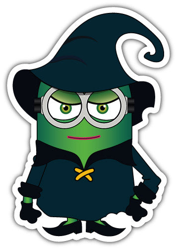 Minion Witch (V1)  - Printed Sticker Decal