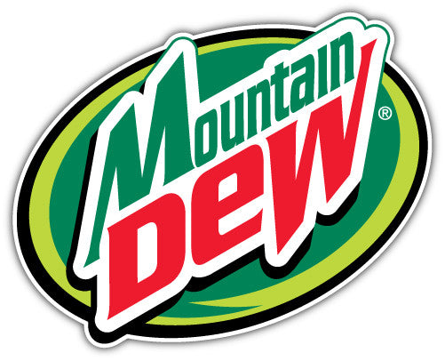 Mountain Dew (V1)  - Printed Sticker Decal