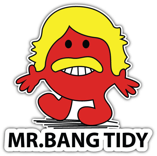 Mr Bang Tidy (V1)  - Printed Sticker Decal