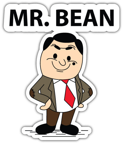 Mr Bean (V1)  - Printed Sticker Decal