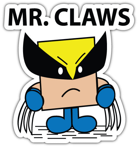 Mr Claws (V1)  - Printed Sticker Decal