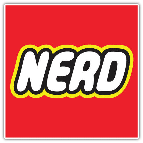 Nerd (V3)  - Printed Sticker Decal