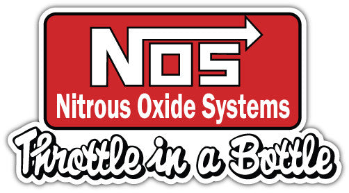 Nos Throttle In A Bottle (V1)  - Printed Sticker Decal