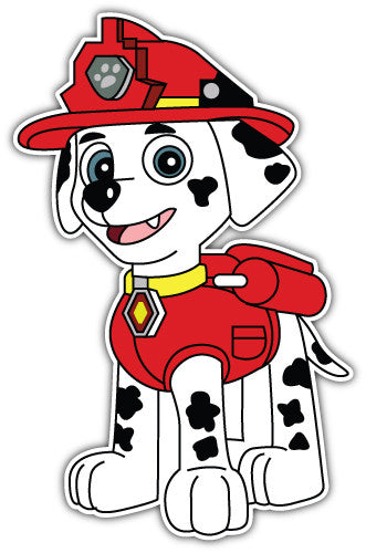 Paw Patrol Dog (V4)  - Printed Sticker Decal