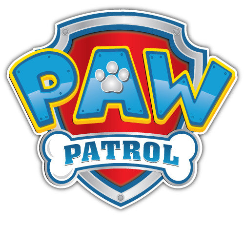 Paw Patrol Logo (V1)  - Printed Sticker Decal