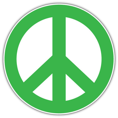 Peace Logo (V1)  - Printed Sticker Decal