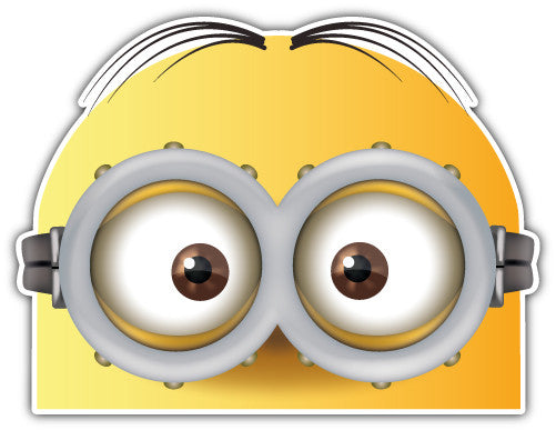 Peeping Minion (V1)  - Printed Sticker Decal