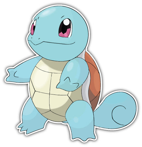 Pokemon Squirtle (V1)  - Printed Sticker Decal