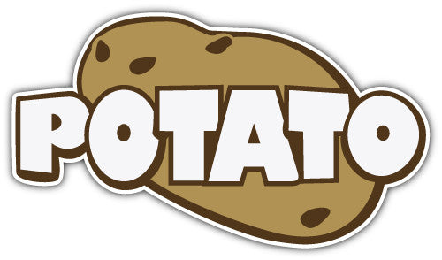 Potato Keith Lemon (V1)  - Printed Sticker Decal