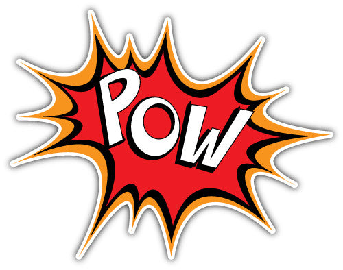 Pow (V2)  - Printed Sticker Decal