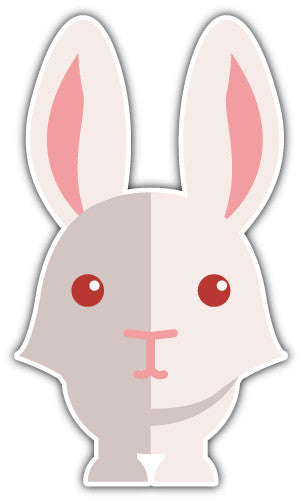 Rabbit (V1)  - Printed Sticker Decal