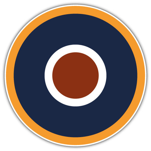 Raf Roundel Type C1 Logo (V1)  - Printed Sticker Decal