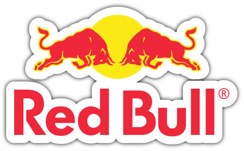 Red Bull Logo (V1)  - Printed Sticker Decal